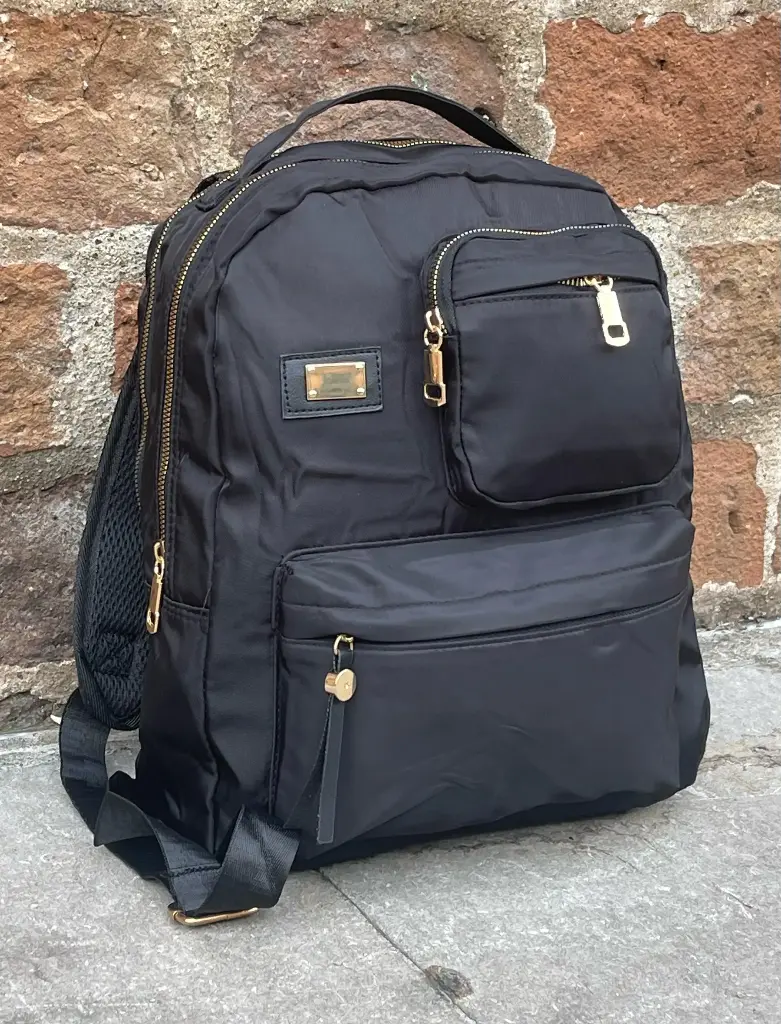 Bolso unicolor en lona peq